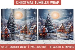 Christmas Tumbler Wrap | Christmas Sublimation | Tumbler Product Image 1