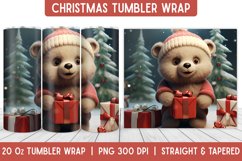 Christmas Tumbler Wrap | Christmas Sublimation | Tumbler Product Image 1