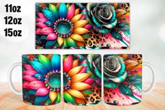 Sunflowers Mug Wrap Sublimation 11oz, 12oz, 15oz Product Image 1