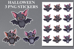 Halloween bat Stickers Png | Printable Product Image 1