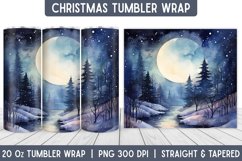 Christmas Tumbler Wrap | Christmas Sublimation | Tumbler Product Image 1