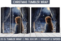 Christmas Tumbler Wrap | Christmas Sublimation | Tumbler Product Image 1