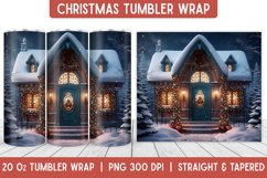 Christmas Tumbler Wrap | Christmas Sublimation | Tumbler Product Image 1