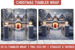 Christmas Tumbler Wrap | Christmas Sublimation | Tumbler Product Image 1