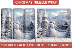 Christmas Tumbler Wrap | Christmas Sublimation | Tumbler Product Image 1