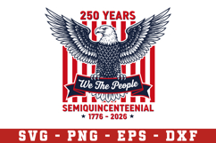 USA 250th Anniversary SVG, Patriotic Svg Png Product Image 1