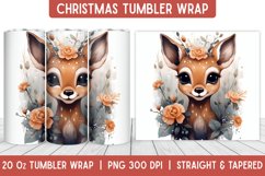 Christmas Tumbler Wrap | Christmas Sublimation | Tumbler Product Image 1