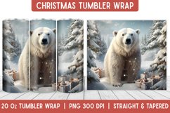 Christmas Tumbler Wrap | Christmas Sublimation | Tumbler Product Image 1