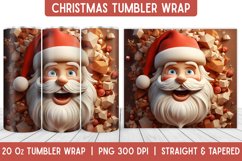 Christmas Tumbler Wrap | Christmas Sublimation | Tumbler Product Image 1