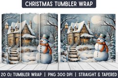 Christmas Tumbler Wrap | Tumbler | Christmas Sublimation Product Image 1