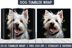 Dog Tumbler Wrap | Tumbler Designs | Sublimation Designs Product Image 1