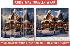 Christmas Tumbler Wrap | Christmas Sublimation | Tumbler Product Image 1