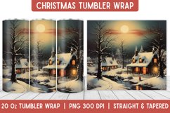 Christmas Tumbler Wrap | Christmas Sublimation | Tumbler Product Image 1