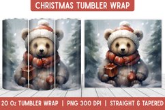 Christmas Tumbler Wrap | Christmas Sublimation | Tumbler Product Image 1