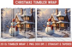 Christmas Tumbler Wrap | Christmas Sublimation | Tumbler Product Image 1