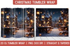 Christmas Tumbler Wrap | Christmas Sublimation | Tumbler Product Image 1