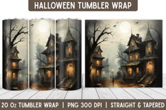 Halloween Tumbler Wrap | Halloween Design | Tumbler | Skull Product Image 1