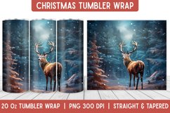 Christmas Tumbler Wrap | Christmas Sublimation | Tumbler Product Image 1