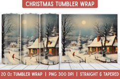 Christmas Tumbler Wrap | Christmas Sublimation | Tumbler Product Image 1