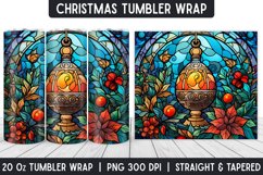Stained Glass Tumbler Wrap | Christmas Product Image 1