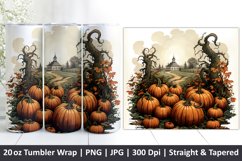 Halloween Tumbler Wrap | Halloween Pumpkin | Tumbler | Ghost Product Image 1