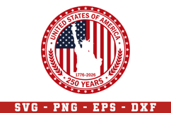 USA 250th Anniversary SVG, Patriotic Svg Png Product Image 1