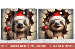Christmas Tumbler Wrap | Christmas Sublimation | Tumbler Product Image 1