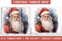 Christmas Tumbler Wrap | Christmas Sublimation | Tumbler Product Image 1
