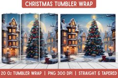 Christmas Tumbler Wrap | Christmas Sublimation | Tumbler Product Image 1