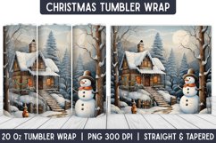 Christmas Tumbler Wrap | Tumbler | Christmas Sublimation Product Image 1