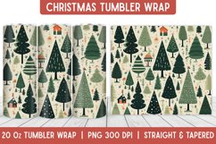Christmas Tumbler Wrap | Christmas Sublimation | Tumbler Product Image 1