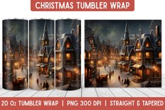 Christmas Tumbler Wrap | Christmas Sublimation | Tumbler Product Image 1