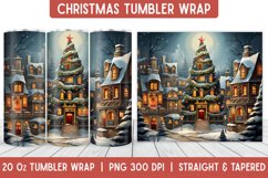 Christmas Tumbler Wrap | Christmas Sublimation | Tumbler Product Image 1