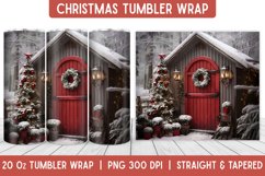 Christmas Tumbler Wrap | Christmas Sublimation | Tumbler Product Image 1