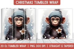 Christmas Tumbler Wrap | Christmas Sublimation | Tumbler Product Image 1