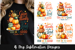 4 Christian Fall Inspirational Clipart PNG Product Image 1