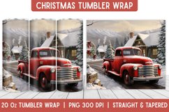 Christmas Tumbler Wrap | Christmas Sublimation | Tumbler Product Image 1