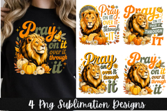4 Christian Retro Fall Inspirational PNG Sublimation Product Image 1