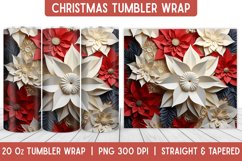 Christmas Tumbler Wrap | Christmas Sublimation | Tumbler Product Image 1