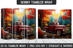 Stained Glass Tumbler Wrap | Sublimation | Tumbler | Fall Product Image 1
