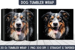 Dog Tumbler Wrap | Tumbler Designs | Sublimation Designs Product Image 1