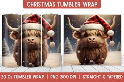 Christmas Tumbler Wrap | Christmas Sublimation | Tumbler Product Image 1