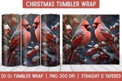 Christmas Tumbler Wrap | Christmas Sublimation | Tumbler Product Image 1