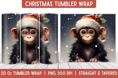 Christmas Tumbler Wrap | Christmas Sublimation | Tumbler Product Image 1
