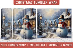 Christmas Tumbler Wrap | Christmas Sublimation | Tumbler Product Image 1
