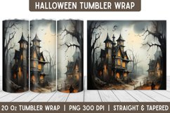 Halloween Tumbler Wrap | Halloween Design | Tumbler | Skull Product Image 1