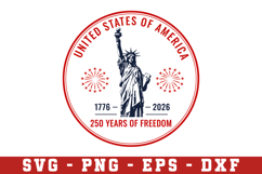 USA 250th Anniversary SVG, Patriotic Svg Png Product Image 1
