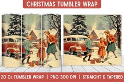Christmas Tumbler Wrap | Christmas Sublimation | Tumbler Product Image 1