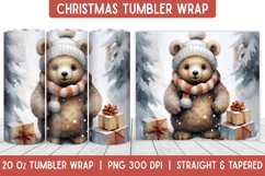 Christmas Tumbler Wrap | Christmas Sublimation | Tumbler Product Image 1