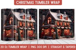 Christmas Tumbler Wrap | Christmas Sublimation | Tumbler Product Image 1